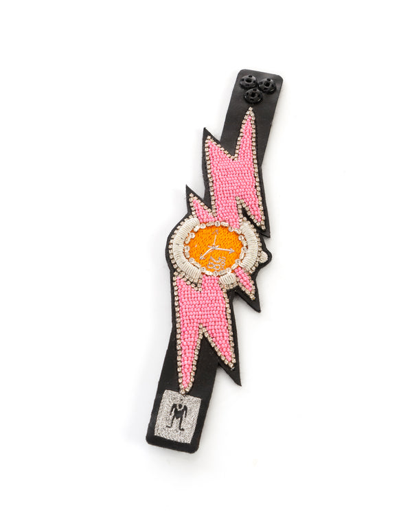 Walter Van Beirendonck | Lightning Bracelet Fluo Pink - Concrete
