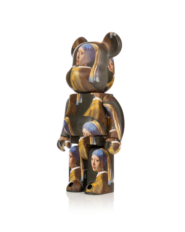 Medicom Toy | Be@rbrick 400% & 100% Johannes Vermeer; Girl With A Pearl Earring - Concrete