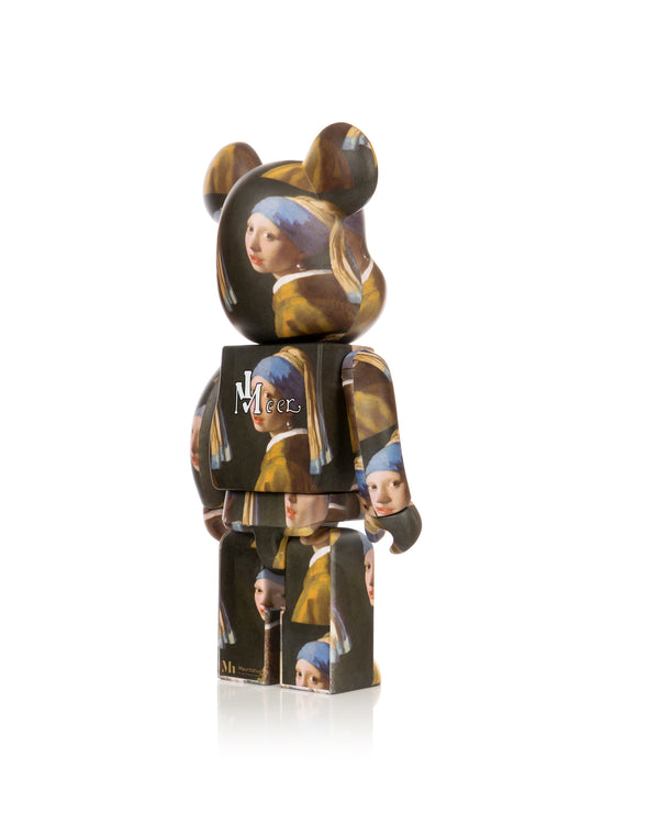 Medicom Toy | Be@rbrick 400% & 100% Johannes Vermeer; Girl With A Pearl Earring - Concrete