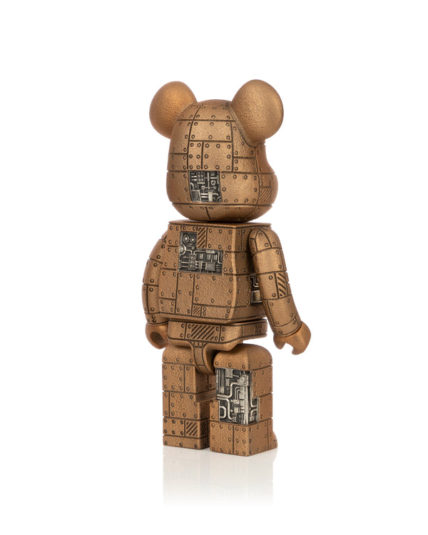 Medicom Toy | Be@rbrick x Royal Selangor 400% Steampunk Bronze - Concrete