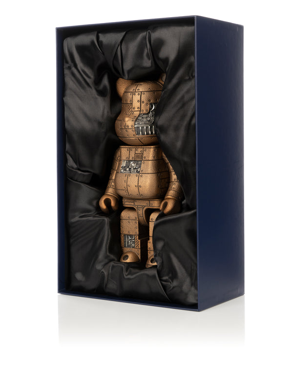 Medicom Toy | Be@rbrick x Royal Selangor 400% Steampunk Bronze - Concrete