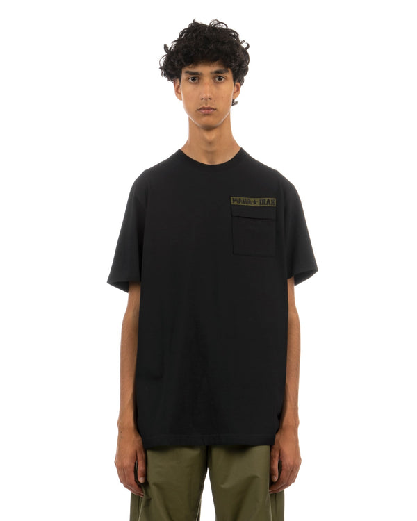 maharishi | x IRAK 9835 Pocket T-Shirt Black - Concrete