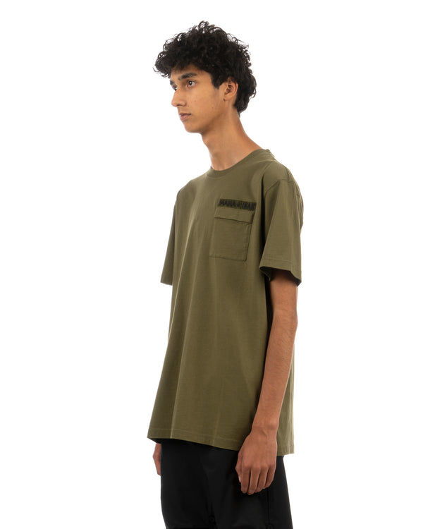 maharishi | x IRAK 9835 Pocket T-Shirt Olive - Concrete