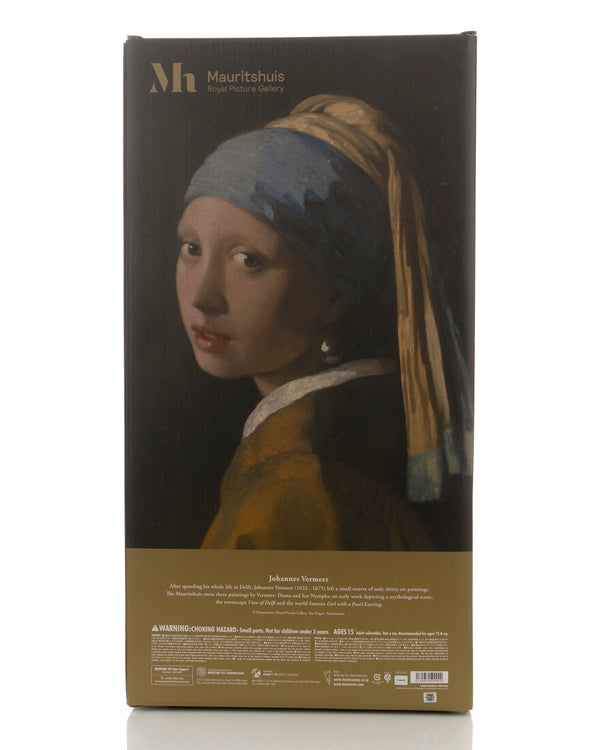 Medicom Toy | Be@rbrick 1000% Johannes Vermeer 'Girl with a Pearl Earring' - Concrete