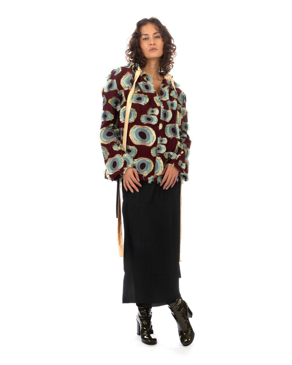 Henrik Vibskov | Satellite Plissé Skirt Black - Concrete