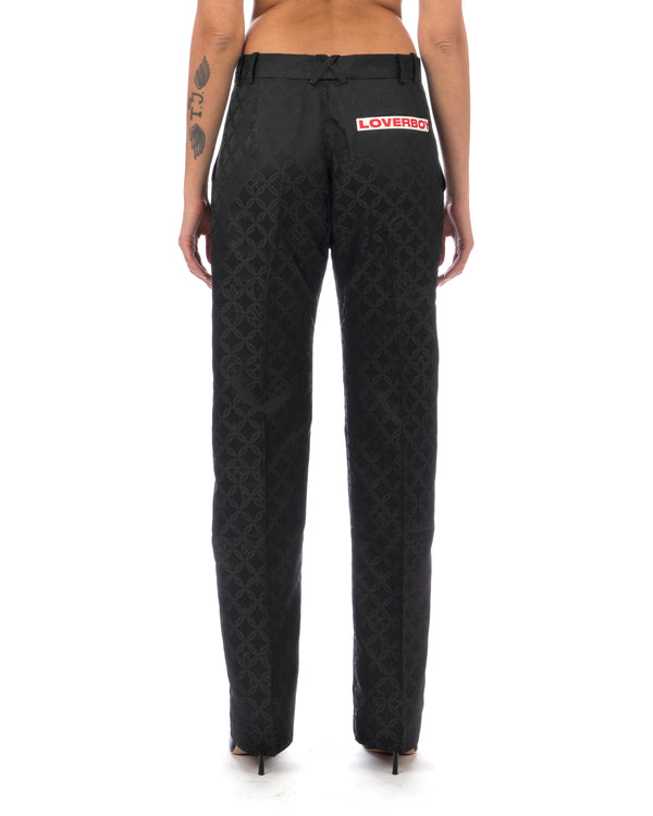 Charles Jeffrey LOVERBOY | Straight Cut Trouser Black - Concrete