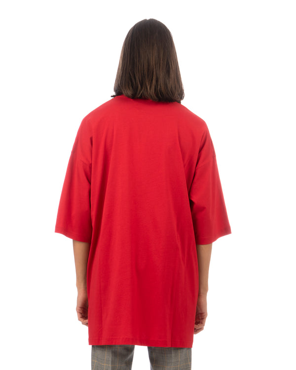 Marni | Scanned Logo T-Shirt Crimson - Concrete