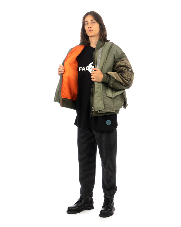 White Mountaineering | Quilted Sweatpants Charcoal - Concrete
