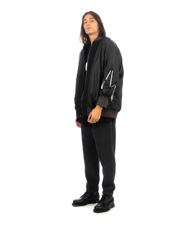 FACETASM | U Super Big Hoodie Black - Concrete