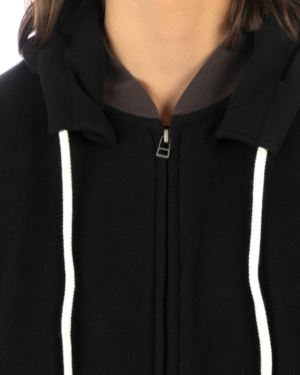FACETASM | U Super Big Hoodie Black - Concrete