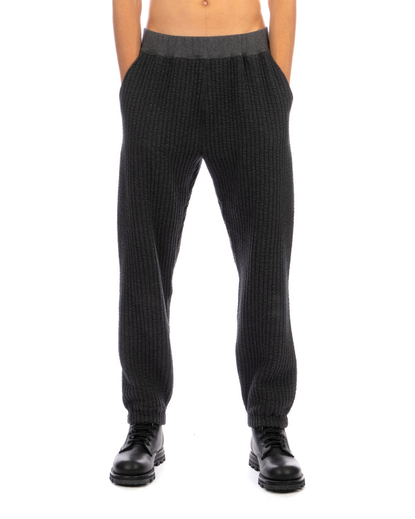 White Mountaineering | Quilted Sweatpants Charcoal - Concrete