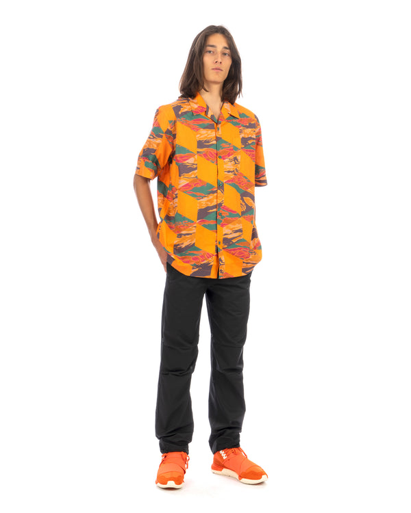 maharishi | 4000 Harlequin Camo Camp Shirt Blaze - Concrete