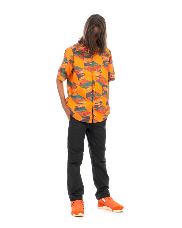 maharishi | 4000 Harlequin Camo Camp Shirt Blaze - Concrete