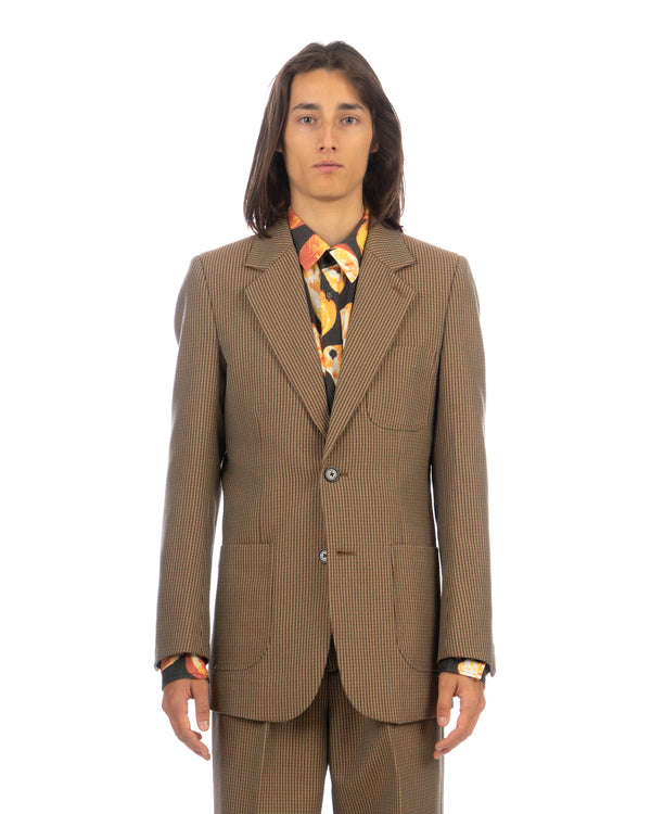 VIKTOR&ROLF | Japanese Check Blazer Beige - Concrete