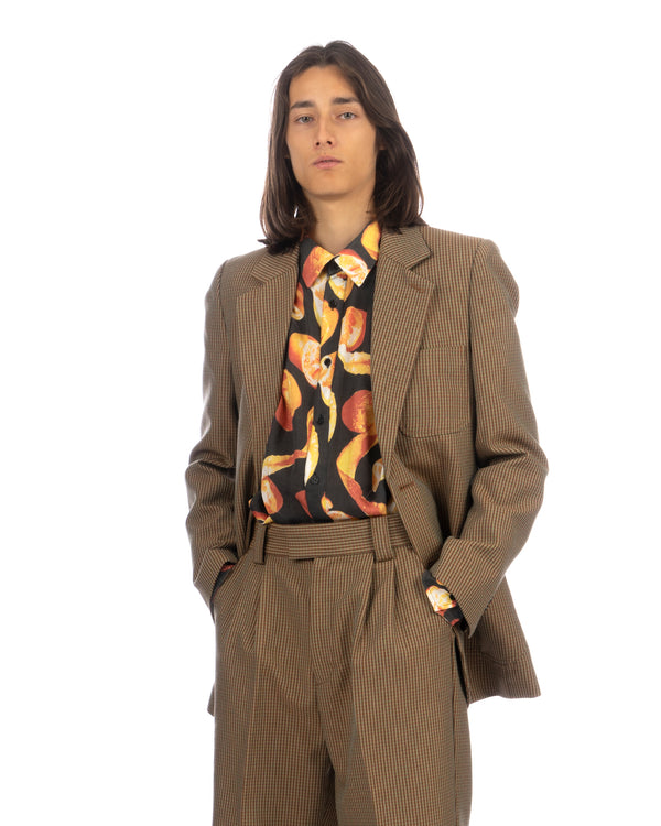 VIKTOR&ROLF | Japanese Check Blazer Beige - Concrete