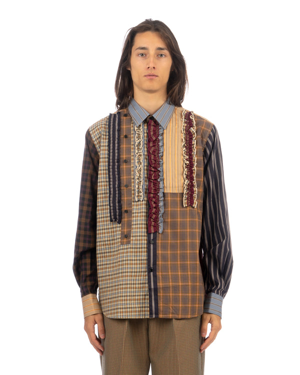 VIKTOR&ROLF | Tuxedo Ruffle Shirt Multi | last one - Concrete