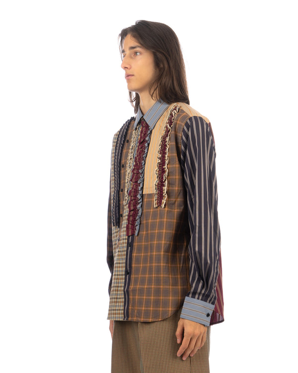VIKTOR&ROLF | Tuxedo Ruffle Shirt Multi | last one - Concrete