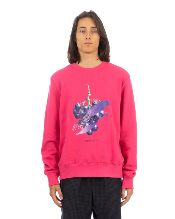 VIKTOR&ROLF | 80s Print Sweatshirt Pink - Concrete