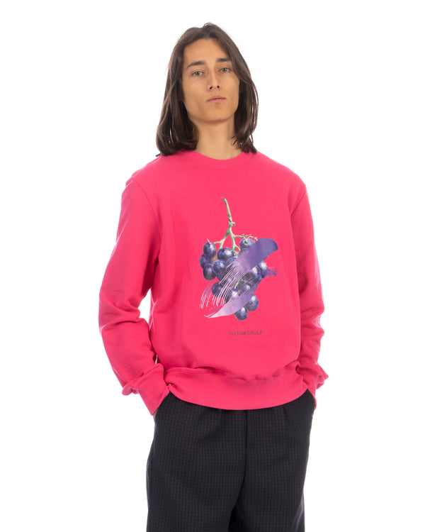 VIKTOR&ROLF | 80s Print Sweatshirt Pink - Concrete