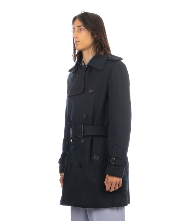 VIKTOR&ROLF | Double-Breasted Trench Coat Navy - Concrete