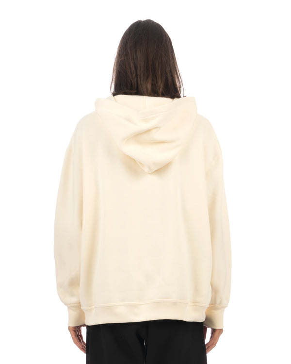 Haversack | Retro Loose Fit Hoodie Cream - Concrete