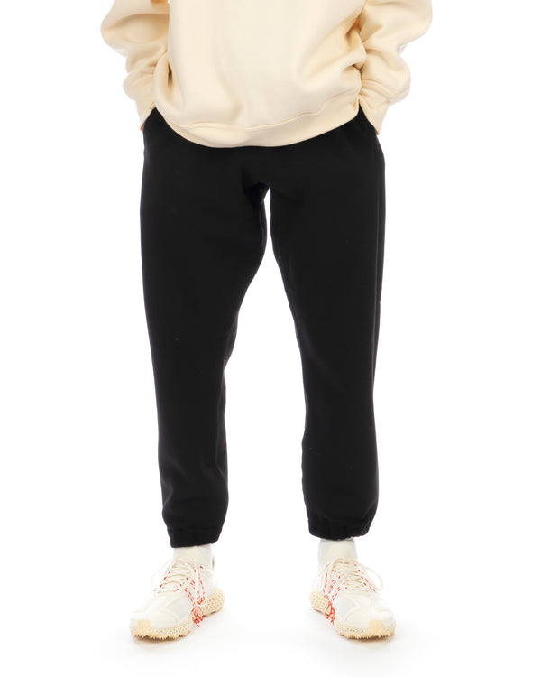 Haversack | Heavyweight Fleece Seamless Sweatpants Black - Concrete