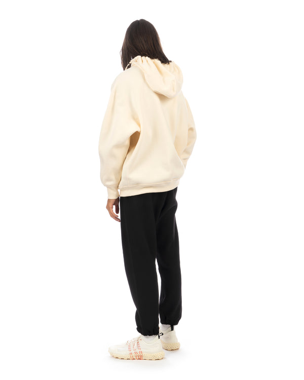 Haversack | Retro Loose Fit Hoodie Cream - Concrete