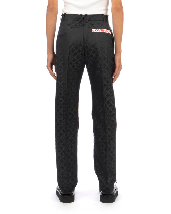 Charles Jeffrey LOVERBOY | Straight Cut Trouser Black - Concrete