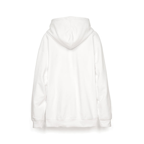 Calvin Klein Jeans Est. 1978 | Modernist Logo Landscape Hoodie White Bright White - Concrete
