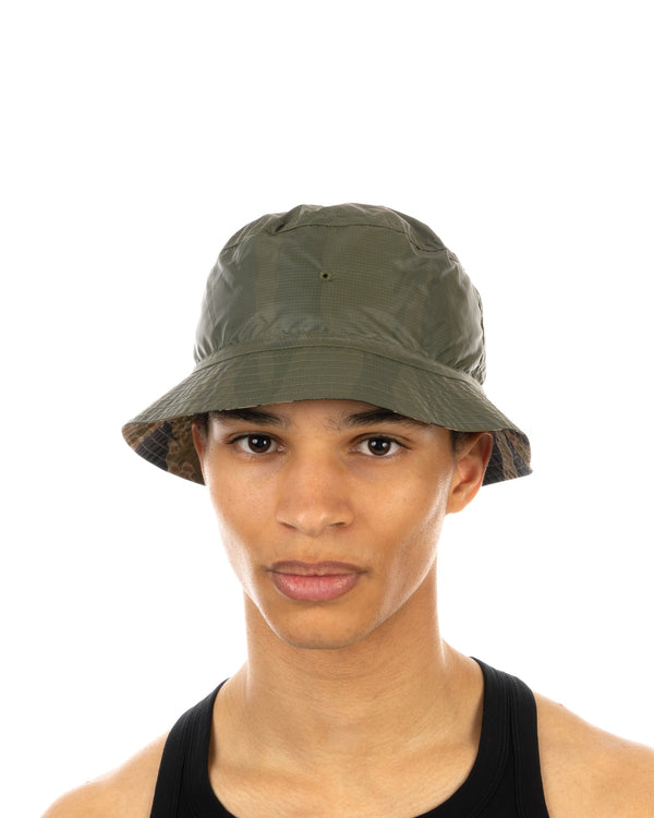 maharishi | Camo Reversible Bucket Hat Tigerstripe Mint Gold - Concrete