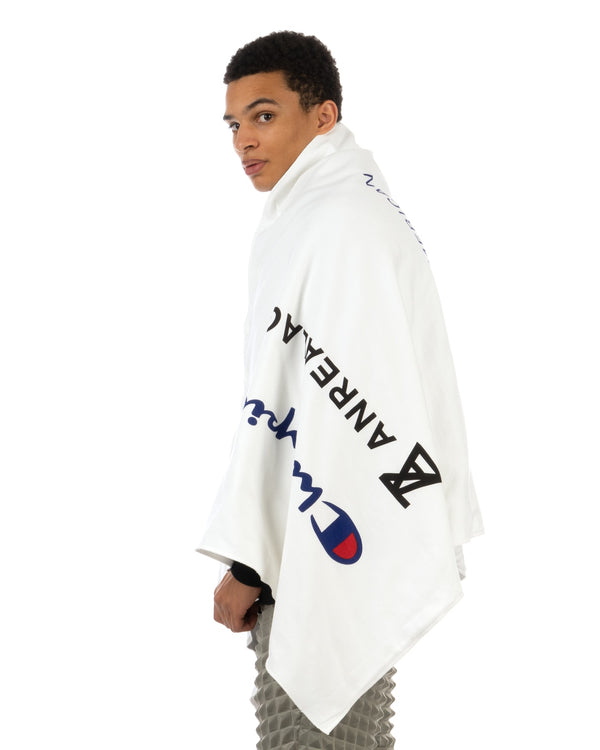 ANREALAGE | x Champion Name Blanket White - Concrete
