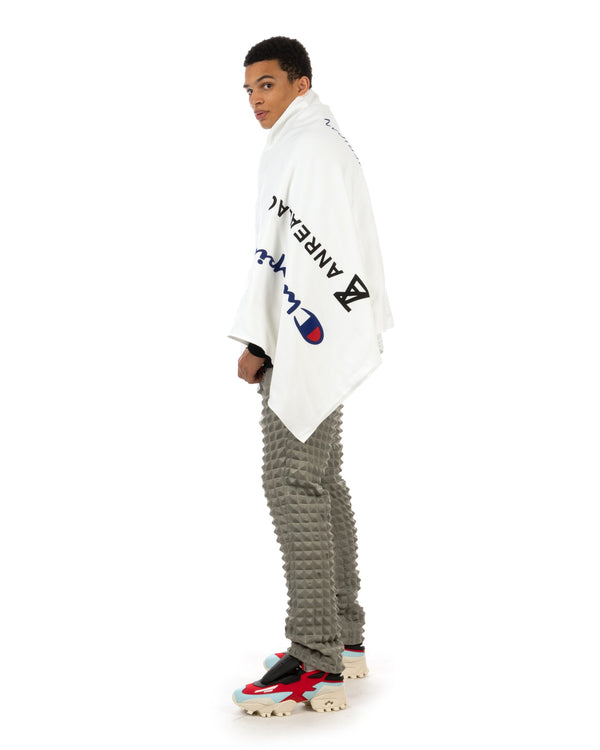 ANREALAGE | x Champion Name Blanket White - Concrete
