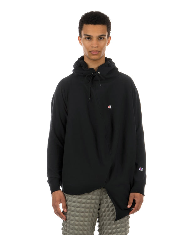 ANREALAGE | x Champion Reverse Weave® Hoodie Black - Concrete