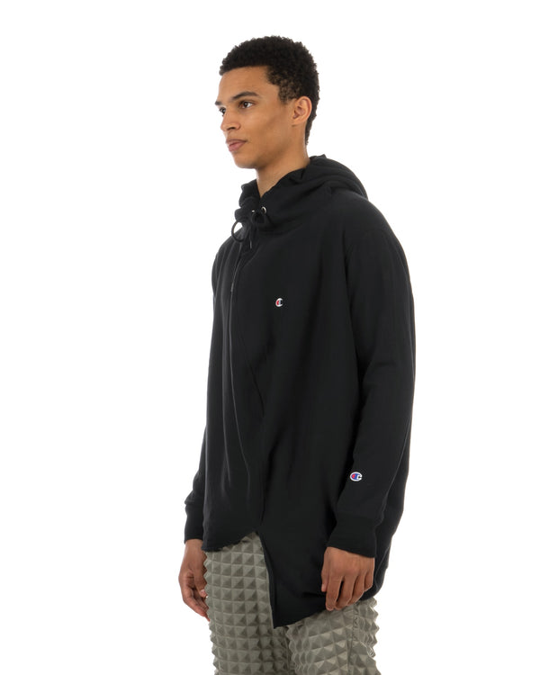 ANREALAGE | x Champion Reverse Weave® Hoodie Black - Concrete