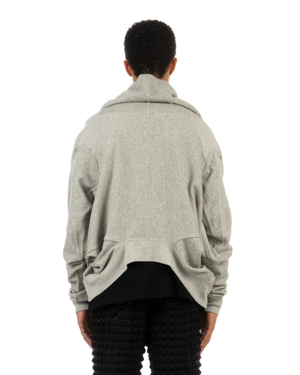 ANREALAGE | x Champion Reverse Weave® Zip Hoodie Gray - Concrete