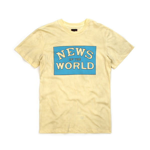 CLOT | x Zoe Vance News Of The World Tee Cream - Concrete