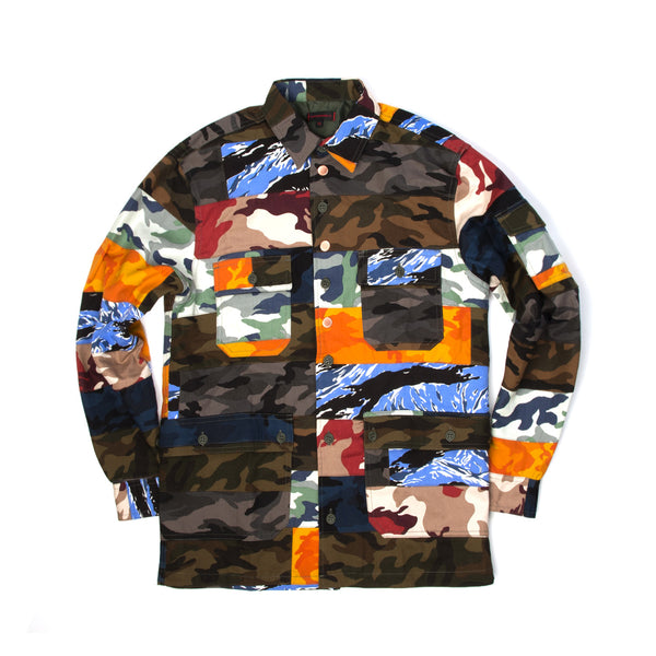 CLOT | x Ian Connor Brick Shirt Camo - Concrete