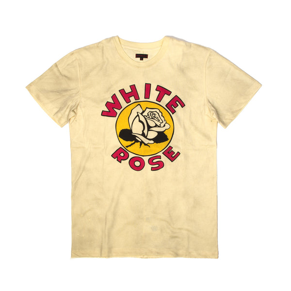 CLOT | x Zoe Vance White Rose T-Shirt Cream - Concrete