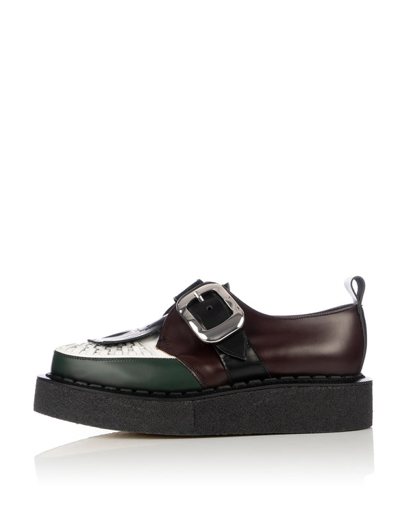 Charles Jeffrey LOVERBOY | x George Cox Loverboy Shoe Oxblood - Concrete