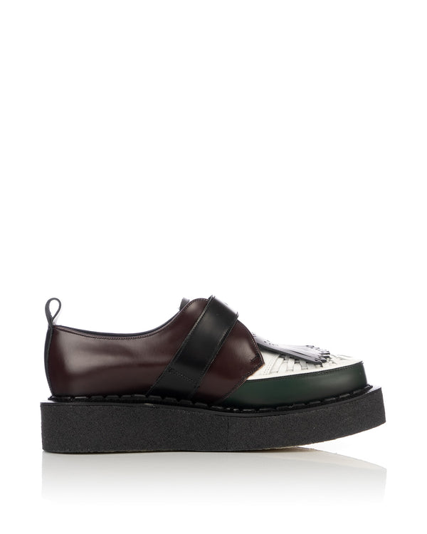 Charles Jeffrey LOVERBOY | x George Cox Loverboy Shoe Oxblood - Concrete
