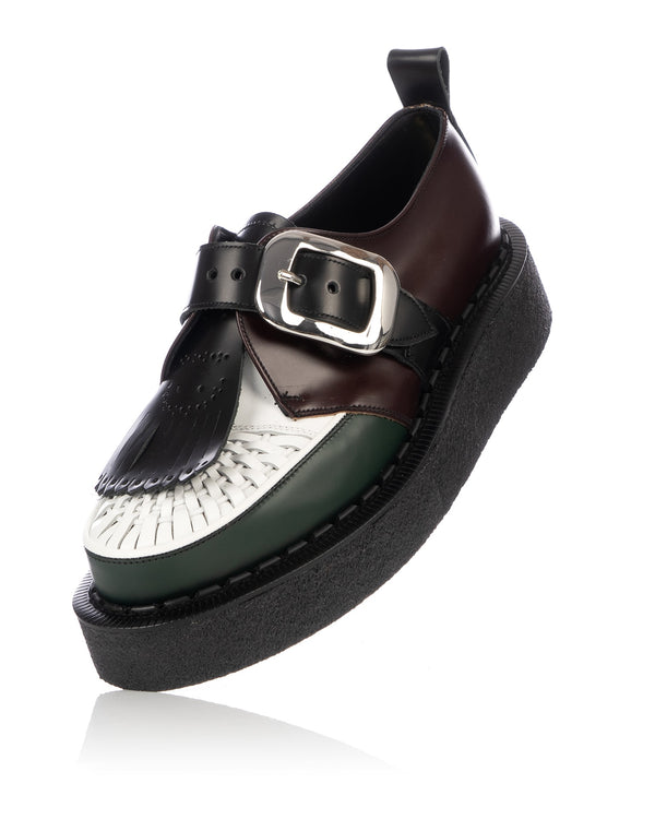 Charles Jeffrey LOVERBOY | x George Cox Loverboy Shoe Oxblood - Concrete