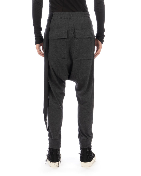 DRKSHDW by Rick Owens | Prisoner Pants Black Melange - Concrete