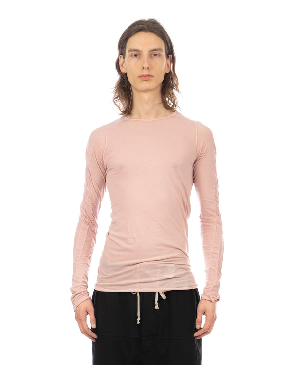 DRKSHDW by Rick Owens | Scarification LS T-Shirt Faded Pink - Concrete