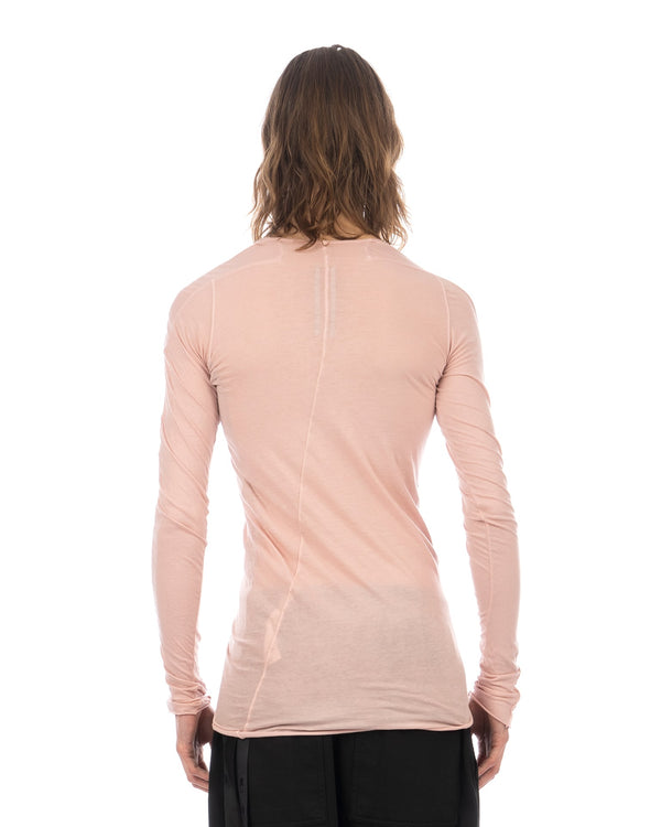 DRKSHDW by Rick Owens | Scarification LS T-Shirt Faded Pink - Concrete