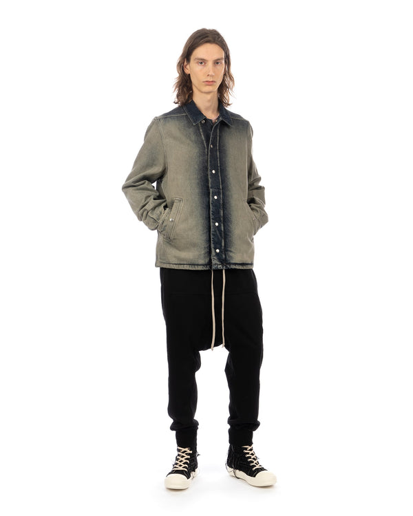 DRKSHDW by Rick Owens | Snapfront Jacket Mineral Pearl - Concrete