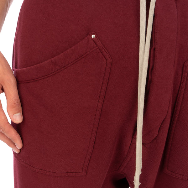 DRKSHDW by Rick Owens | Cargo Cropped Sweat Pants Bruise - Concrete