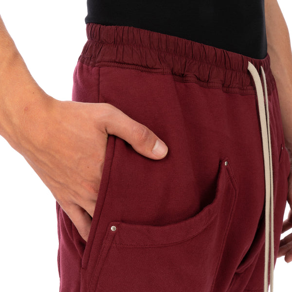 DRKSHDW by Rick Owens | Cargo Cropped Sweat Pants Bruise - Concrete