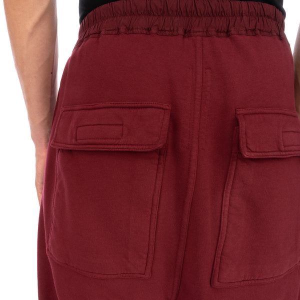 DRKSHDW by Rick Owens | Cargo Cropped Sweat Pants Bruise - Concrete