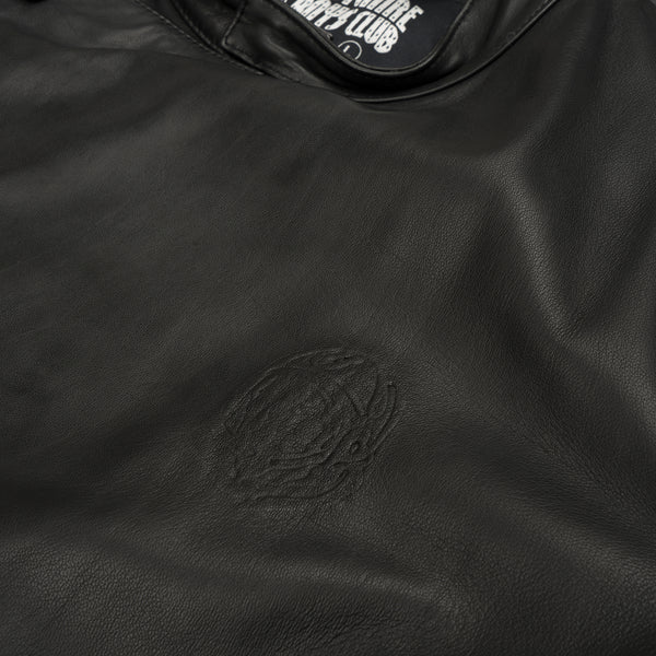 Billionaire Boys Club | Leather Wolfman Motorcycle Jacket Black - Concrete