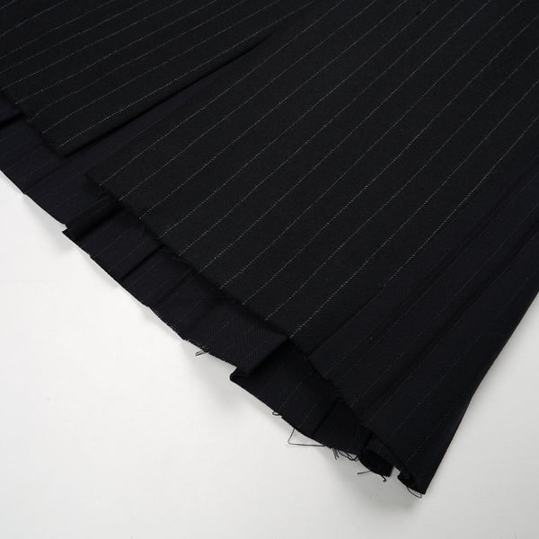 FACETASM | W Wool Skirt Black - Concrete